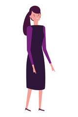Fototapeta premium Avatar woman vector design vector illustration