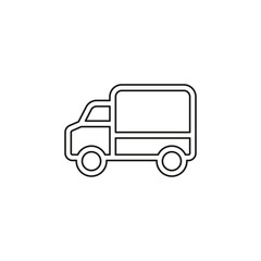 delivery truck icon - shipping symbol