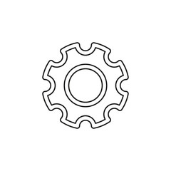 Gears settings icon - Cogwheel gear mechanism
