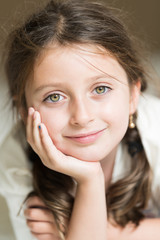 6 years old girl portrait