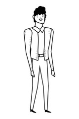 Isolated avatar man vector design