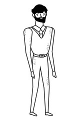 Isolated avatar man vector design