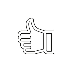 approved sign - hand thumb up icon