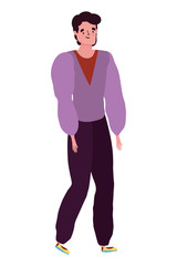 Isolated avatar man vector design