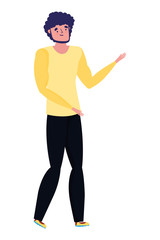 Isolated avatar man vector design
