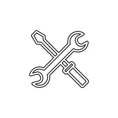 vector repair tools illustration - maintenance