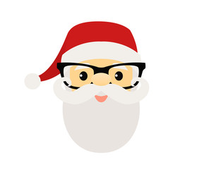 Hipster Santa Claus
