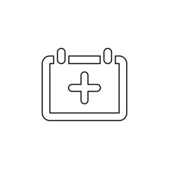 vector event date calendar - time reminder