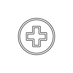 vector healthcare plus sign - medical cross symbol