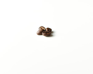 coffee beans on white background