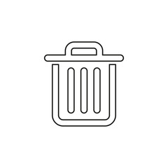 waste icon - trash bin, recycle garbage can