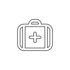 vector medical case sign - insurance