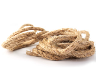 Long rough brown rope.