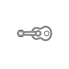 guitar icon - acoustic music instrument