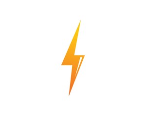 flash thunder bolt illustration vector