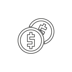 Vector money Icon. Payment system