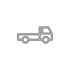 free shipping icon, delivery truck illustration