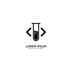 Code Lab Design Vector, laboratory simple vector