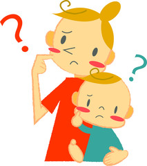 お母さんと赤ちゃん　疑問
