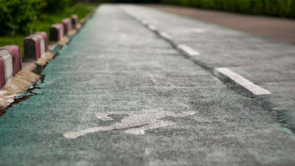 Jogging track in public parks for general human movement.