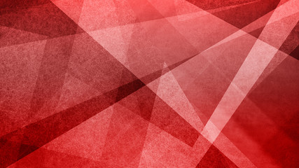 Fototapeta premium Red abstract background with stripes and triangle shapes in modern geometric pattern design