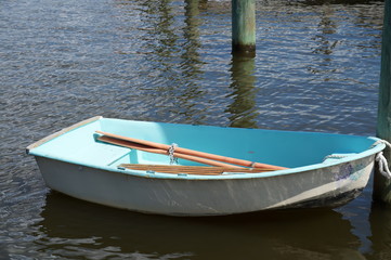 blue boat