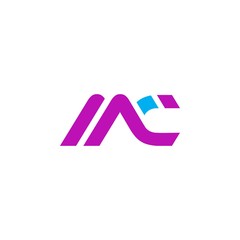 Fototapeta premium Letter MC logo design vector