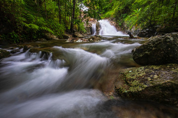 Pi-tu-gro waterfall, Beautiful waterfall in Tak  province, ThaiLand.