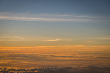 Beautiful sky and clouds before sunset