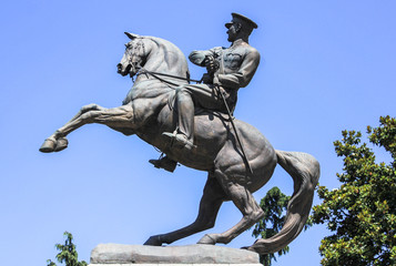 Obraz premium Statue of Ataturk in Samsun, Turkey