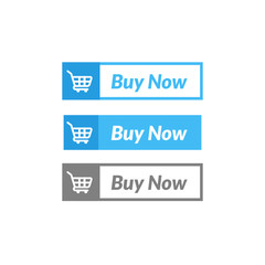 simple design of buy now button. online shop icon material