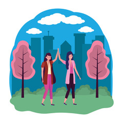 Isolated women vector design vector illustration