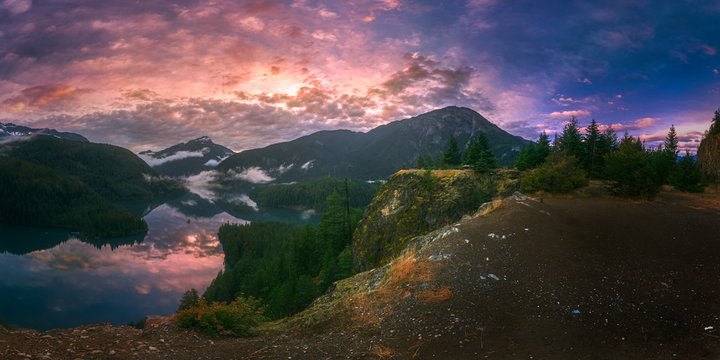 North Cascades sunset