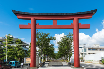 (神奈川県ｰ風景)鶴岡八幡宮二の鳥居