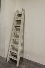 Ladder on wall