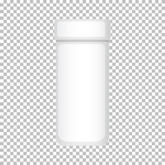 Product design template of water bottle with no graphic