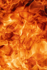 Abstract red fire natural background with blaze. Beautiful dangerous firestorm abstract texture....