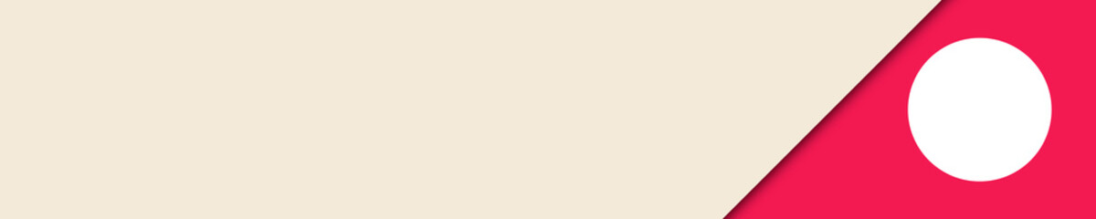 elegant banner beige and red colors for website