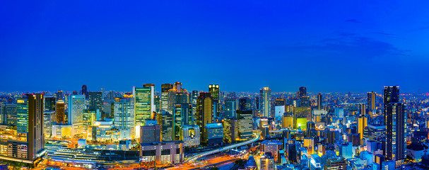 大阪の夜景・パノラマ