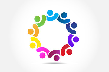 Logo teamwork community business people