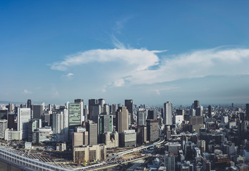 Fototapeta premium 大阪・都市風景