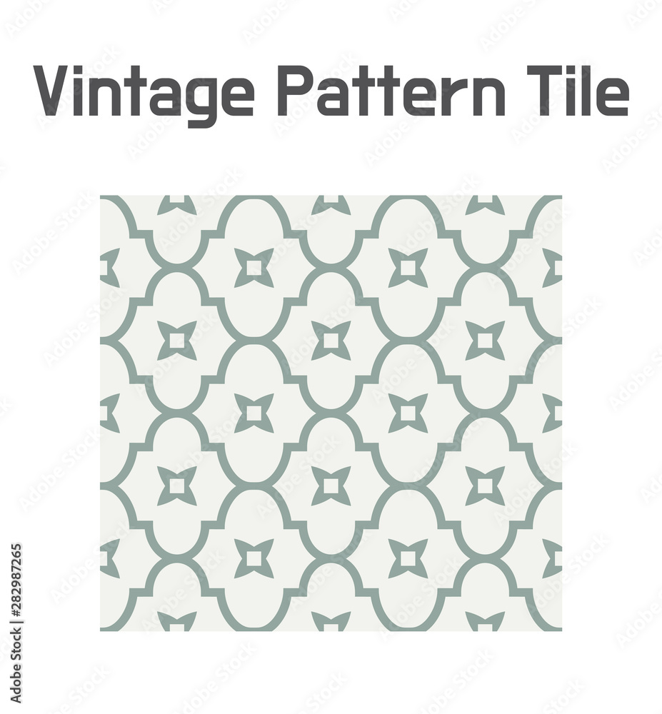 Poster simple and cute geometric tile pattern. flat design style minimal vector illustration.