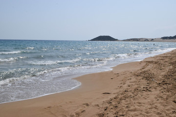 Beautiful mediterranean waves sea, Cyprus