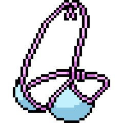 Fototapeta premium vector pixel art bra