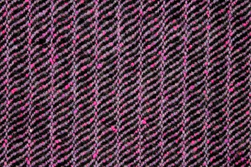 Black and Purple Undulating Twill Closeup Texture