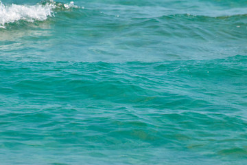 Obraz na płótnie Canvas Beautiful mediterranean waves sea, Cyprus