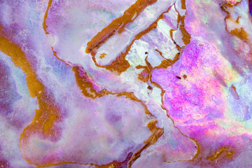 Shiny nacre of Paua or Abalone shell background