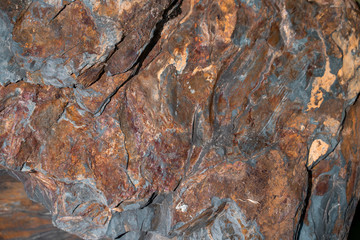 Background of natural brown stone