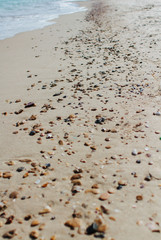 Beach and rocks. Summer time