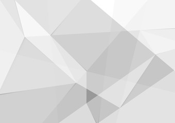 White and grey background. Corporate technology modern design. Pattern style geometric. Abstract modern background used about technology or product presentation backdrop. Vector illustration.